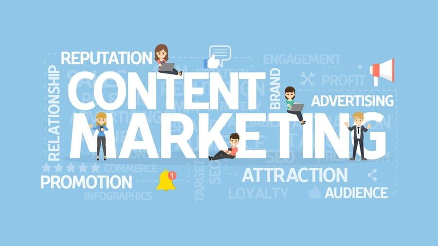 content marketing concept illustration idea promotion content reputation 613284 1562