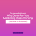 The Agency Bottleneck: Why Done-For-You Marketing Stops Working (And What To Do Instead)